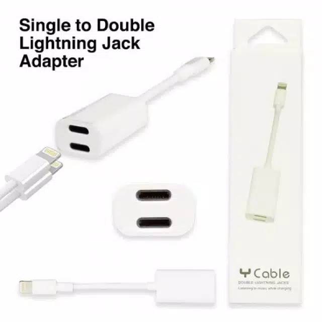 Kabel Converter Dual Lightning Jack