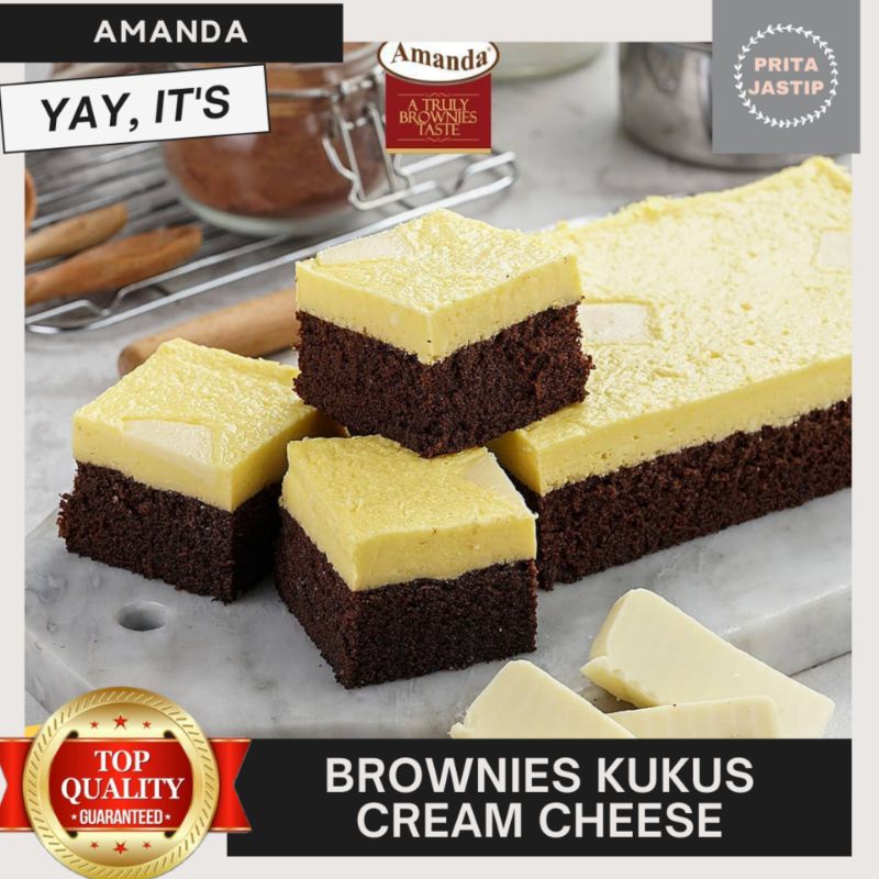

Brownies Kukus Amanda Cheese Cream Oleh Oleh Makanan Bandung Terlaris