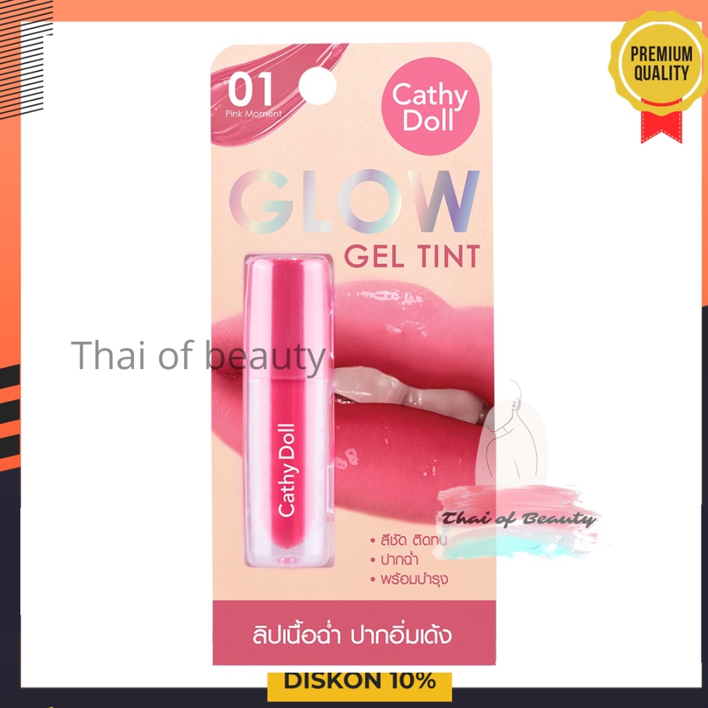 [Thai of Beauty] CATHY DOLL GLOW GEL TINT X BRIGHTWIN WIN METAWIN BRIGHT VACHIRAWIT LIP TINT