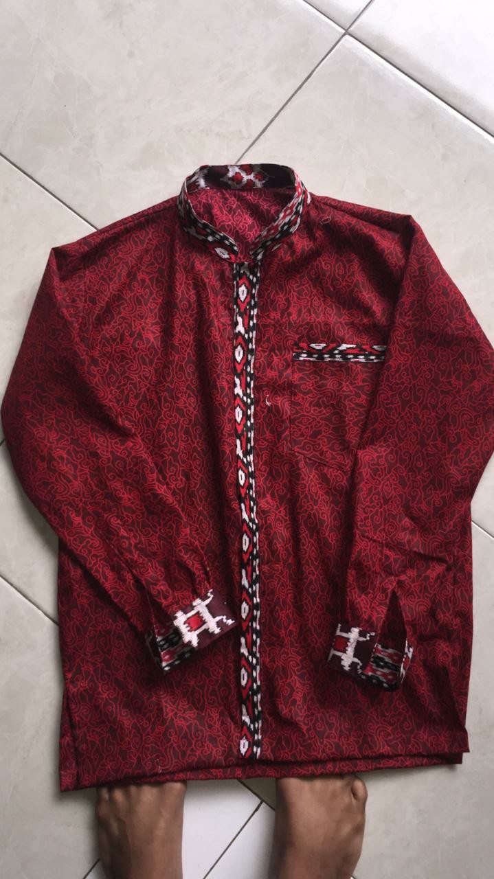 ((cod)) Batik Couple Seragam Batik Pria Dan Wanita Size M L Xl Xxl Xxxl