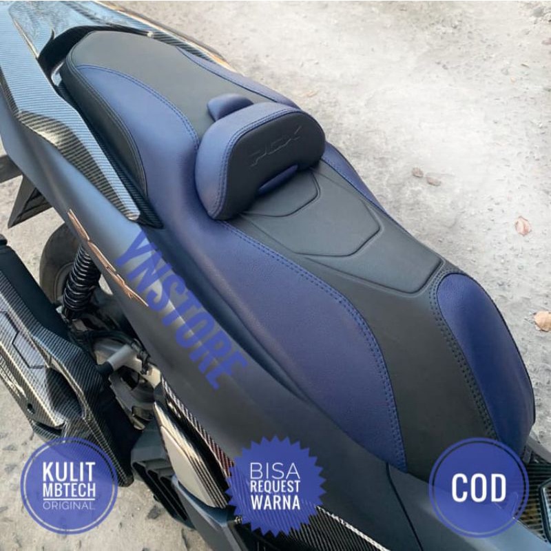 Kulit Jok Pcx 150 MBtech / Cover Sarung Jok Motor Honda Pcx 160 Modifikasi
