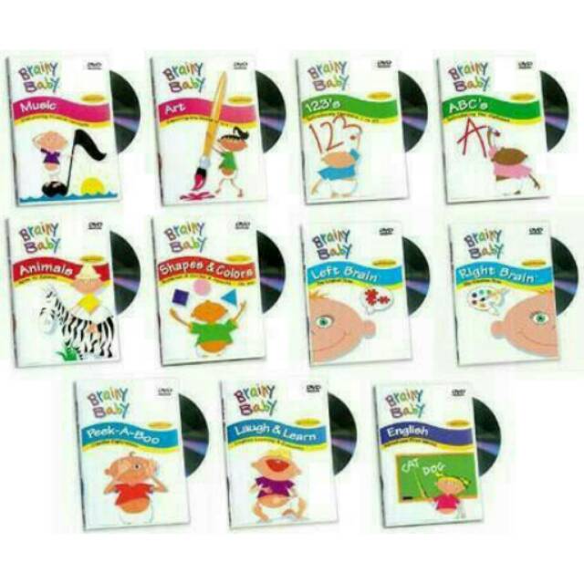 Dvd anak cerdas baby brainy