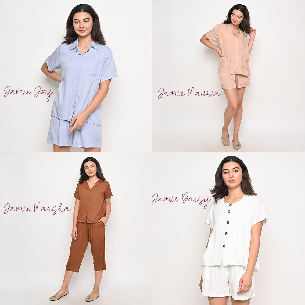 

MONOMOM Seri Piyama - Piyama menyusui, piyama busui, piyama bukaan depan, baju rumah nyaman