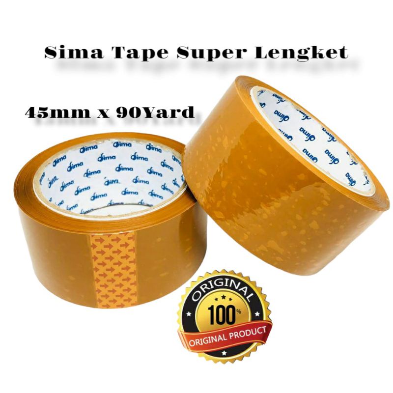 Lakban Sima Super Lengket 45 mm x 90 Yard