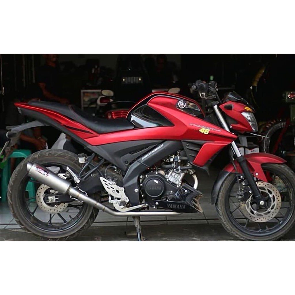 (PROLINER) FULL SYSTEM TR1 R SHORT KNALPOT R15 CB150 VIXION SONIC MX K46 FU CRF KLX TIGER-VIXION R