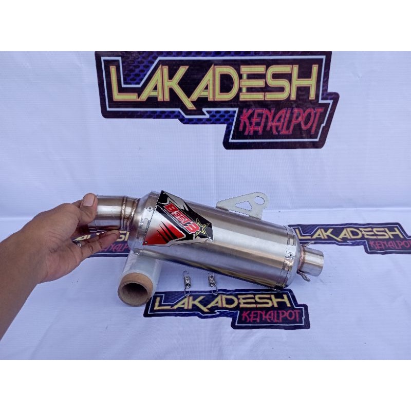 SILENCER KNALPOT BEST 3 TRIOVAL (INLET 38) ALL MATIC