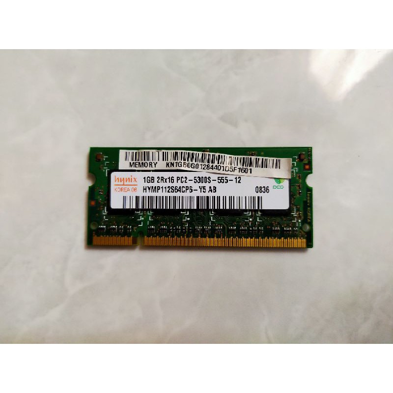RAM DDR2 1GB SODIMM HYNIX KOREA 8 2Rx16 PC2-5300S-555-12   | RAM DDR4 4GB LAPTOP