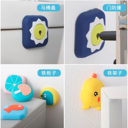 BAJ Ganjalan Pintu anak Pengaman Pintu Lemari serbaguna Penahan Safety Lock Door Stopper Import