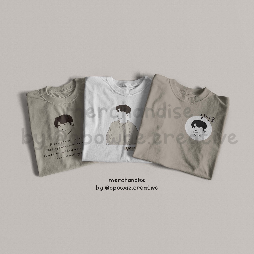 Merchandise Kim Seon Ho Kaos - Seonhohada