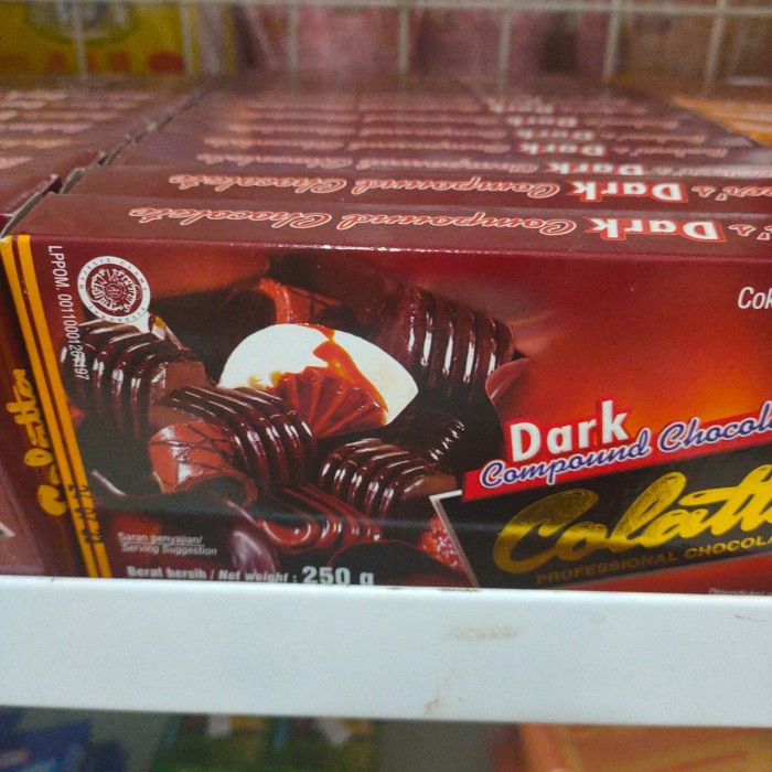 

Colatta Dark Compound Chocolate Cokelat Coklat Blok Batang Hitam Chocolatier 250gr