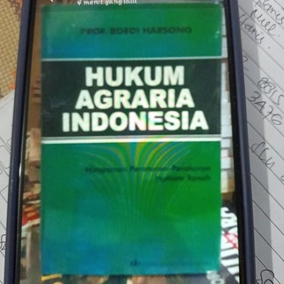 Jual Abrar | Buku Hukum Agraria Indonesia - Boedi Harsono | Shopee ...