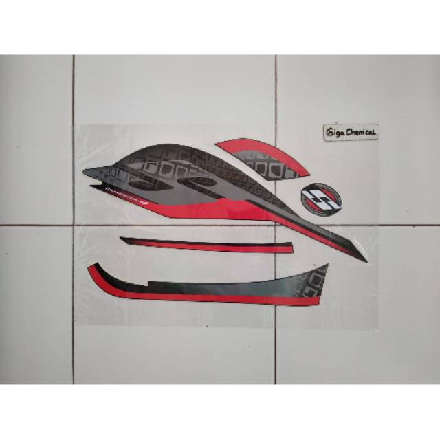 Striping Sticker Lis Honda Scoopy Sporty 2019 2020 Hitam Original