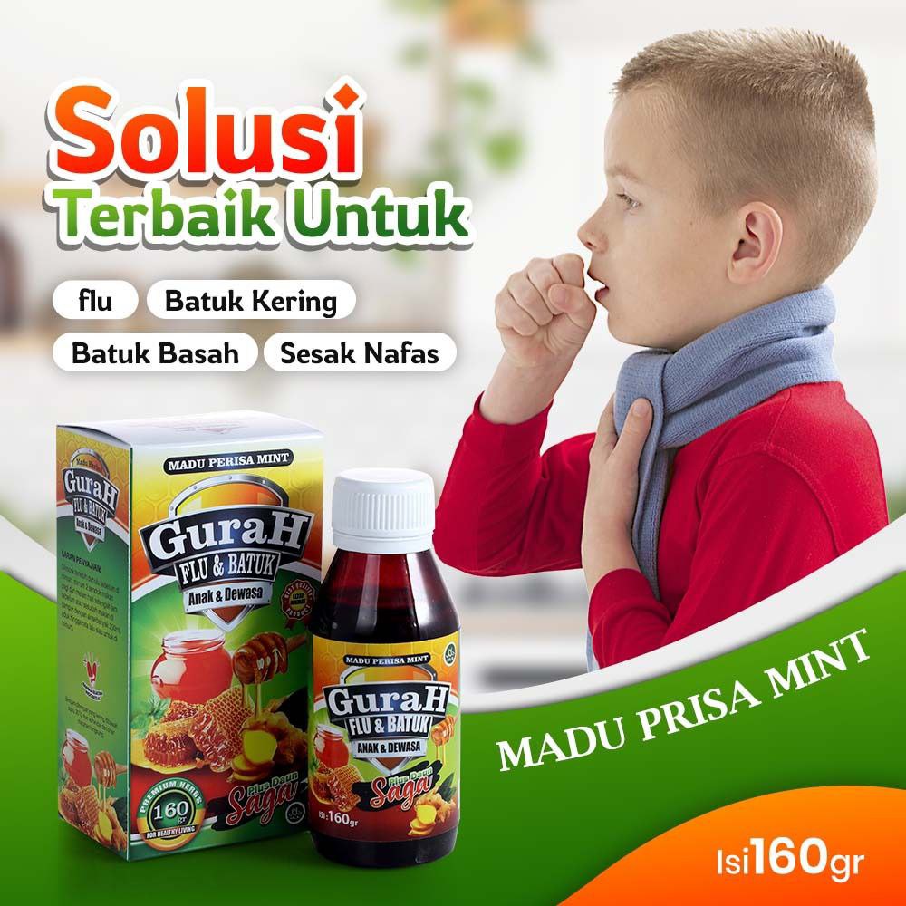 

Madu Gurah Saga Flu dan Batuk Darusyifa 160gr