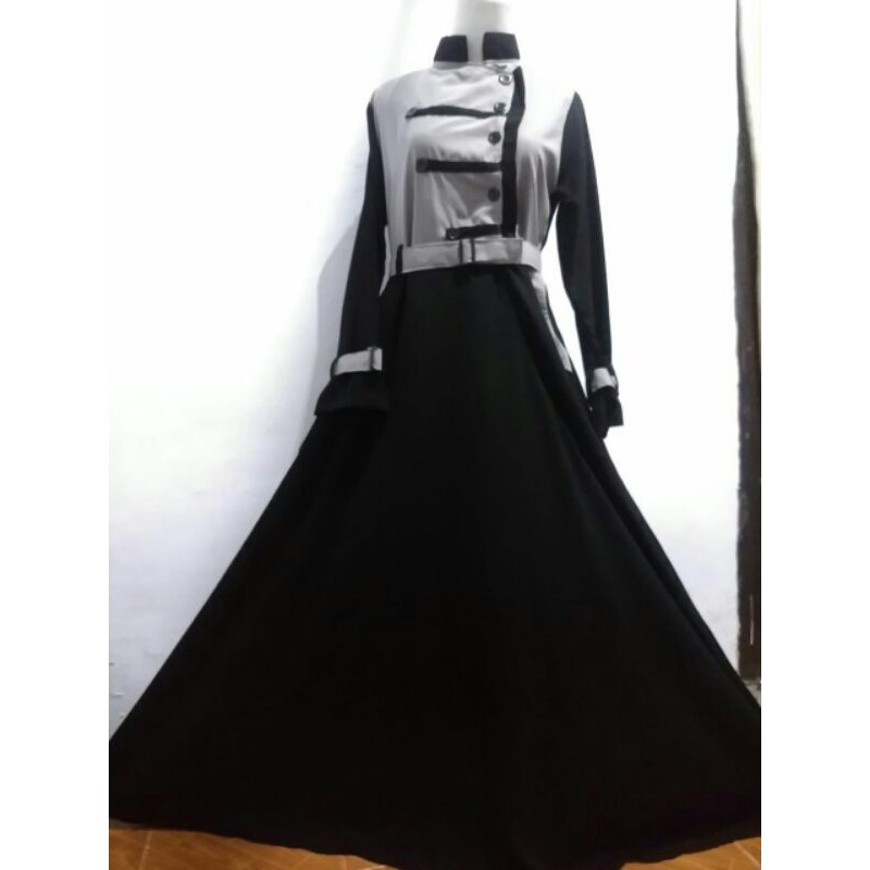 jubah akhwat kombinasi