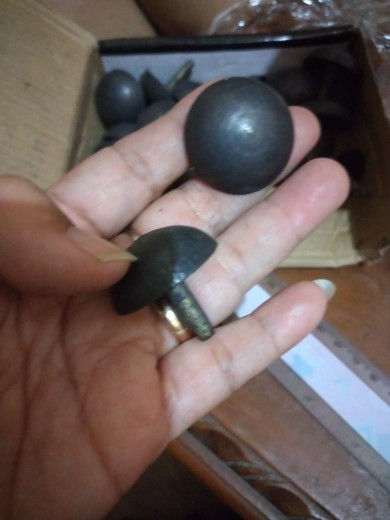 Paku Payung Antik Diameter 3 Cm Cembung Antiq Hiasan Pintu Rumah Gebyok Kuno Antique Kuningan Full