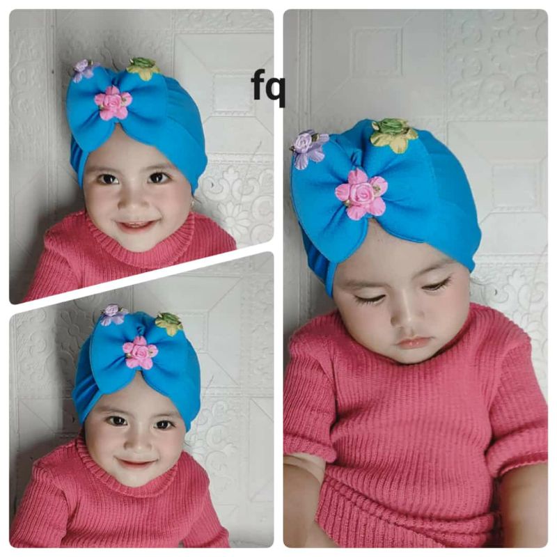 turban baby mutiara mute