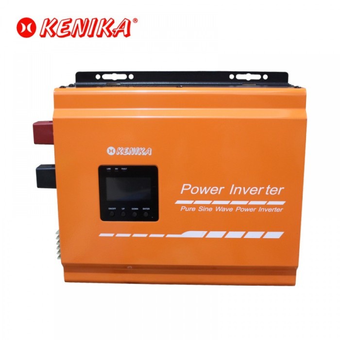 Kenika Inverter PSW LF KCT 1K24 1000 VA 800 W 24 VDC With Charger Aki
