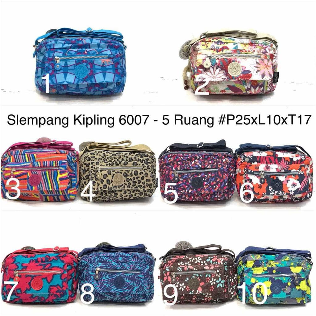 #TasWanita Cantik - Tas Kipling 6007 motif selempang