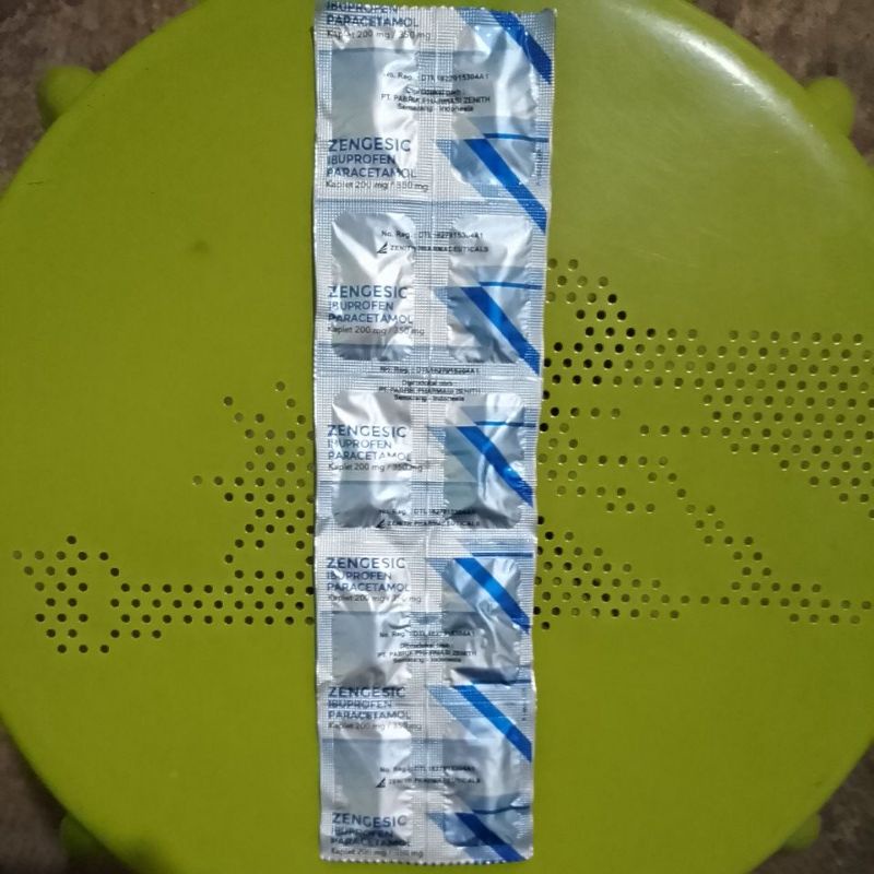 ZENGESIC Kplt (Obat Nyeri Gigi, Otot, Haid, Sakit Kepala, Demam/Panas)