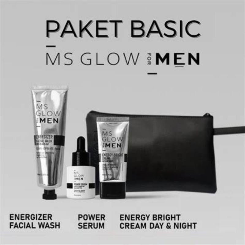 MS GLOW MEN/FACE WASH MS GLOW MEN ECER SERUM MEN