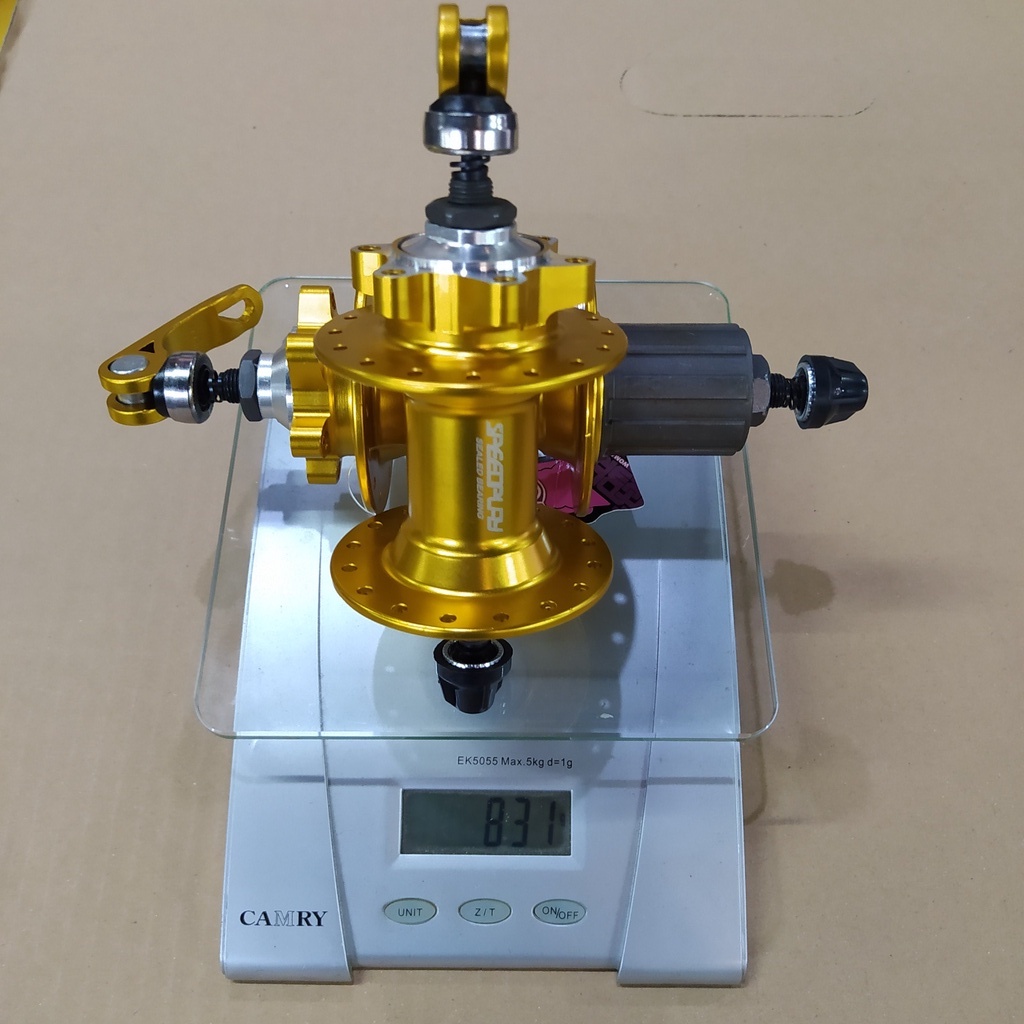 Hub Freehub Sepeda Sealed Bearing SPEEDPLAY Gold 32 Hole