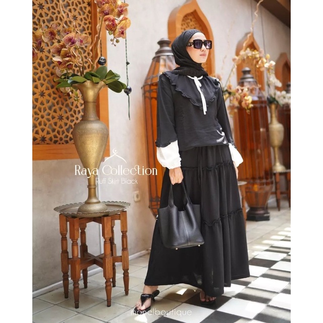 Monel Boutique-Ruff Shirt By Monel-Scoop&cone Monel-Monel-Shirt Monel-Rok Dewasa