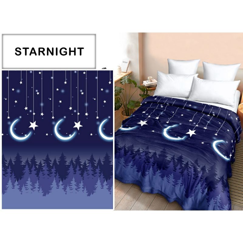 Selimut Lady Rose Bulu uk. 160x200 - STARNIGHT