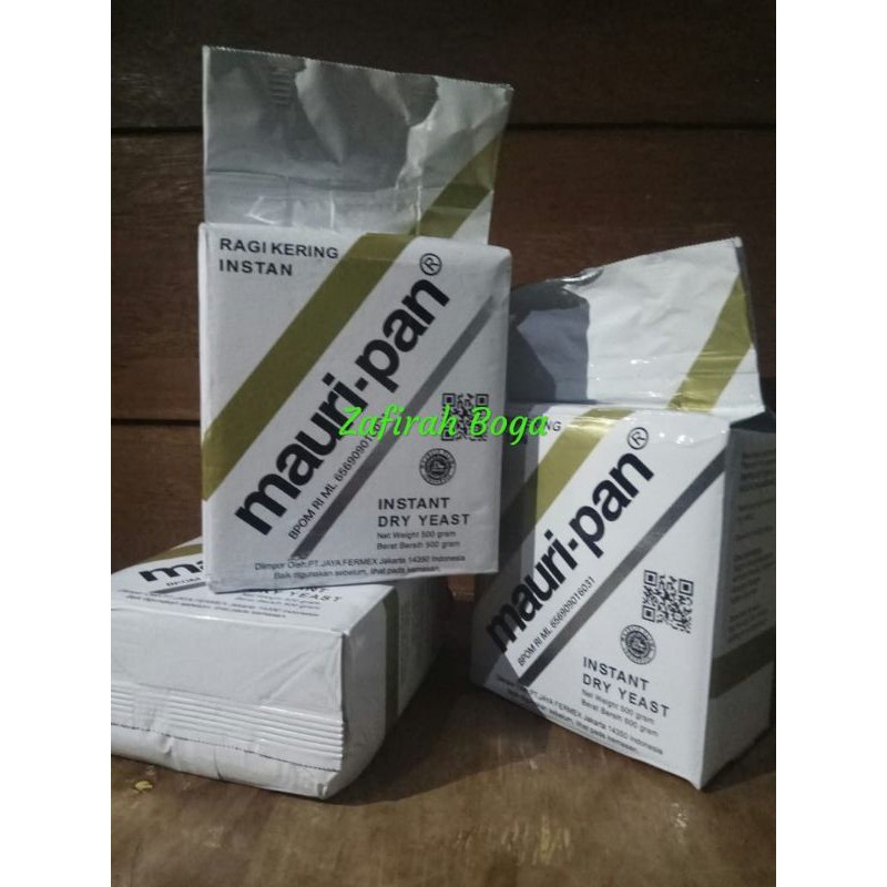 

Instant Dry Yeast Mauri pan/Ragi Kering 500 gram