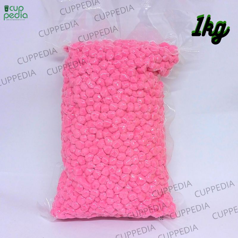 

Bubble tea tapioka pearl warna merah 1kg