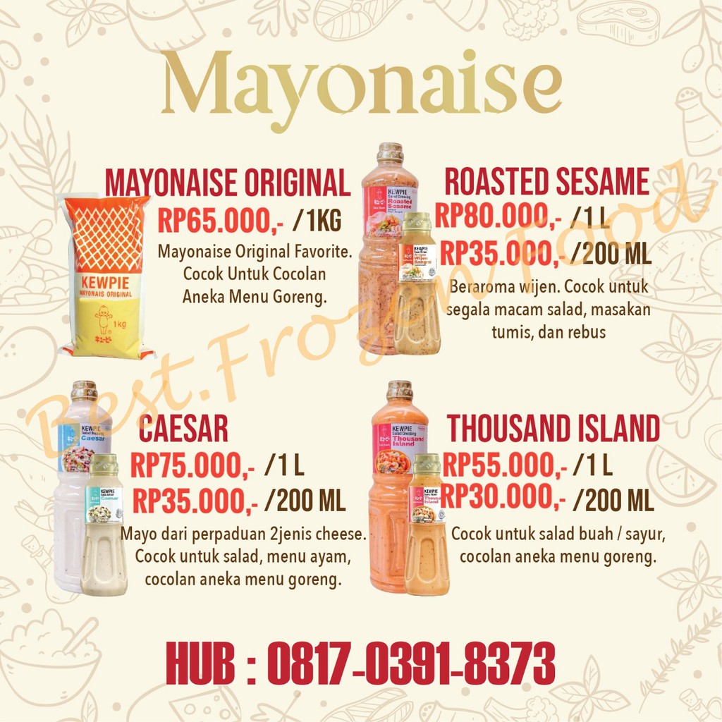 

Kewpie Mayonnaise