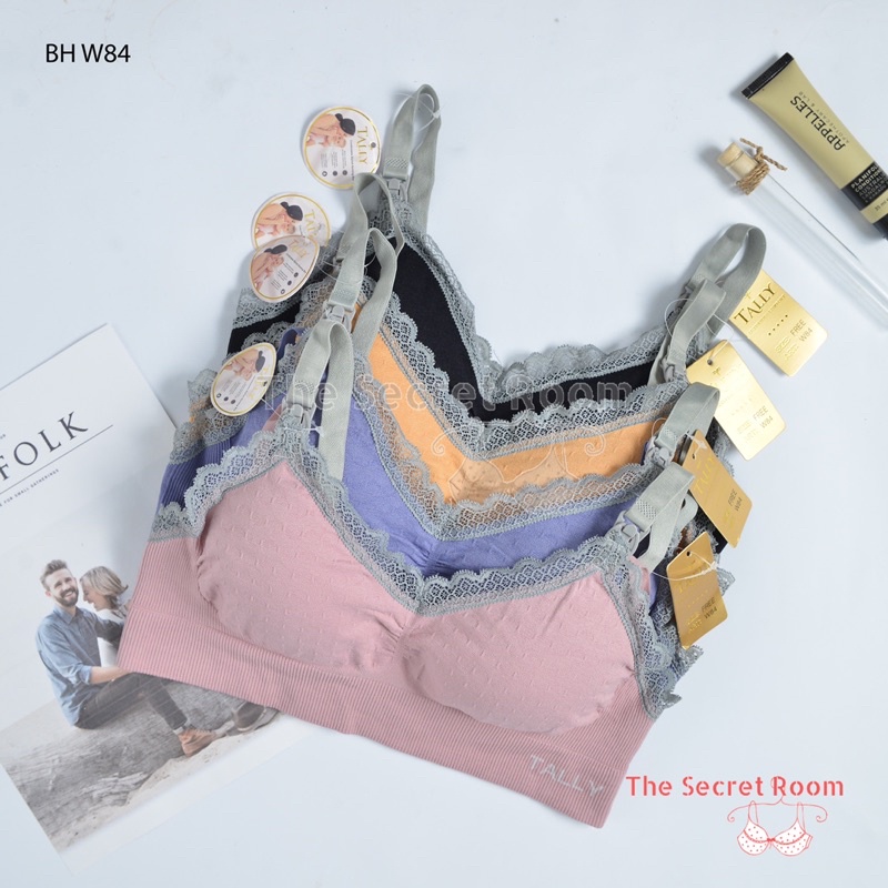 TALLY BRA BH MENYUSUI W84 I FREE SIZE I ADA BUSA I TANPA KAWAT I BAHAN RAJUT HALUS