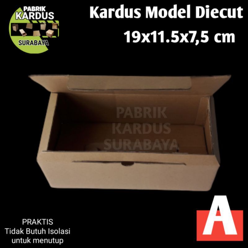 

KARDUS A COKLAT KOTAK KARTON BOX DUS SEPATU POLOS PACKING HP AKSESORIS
