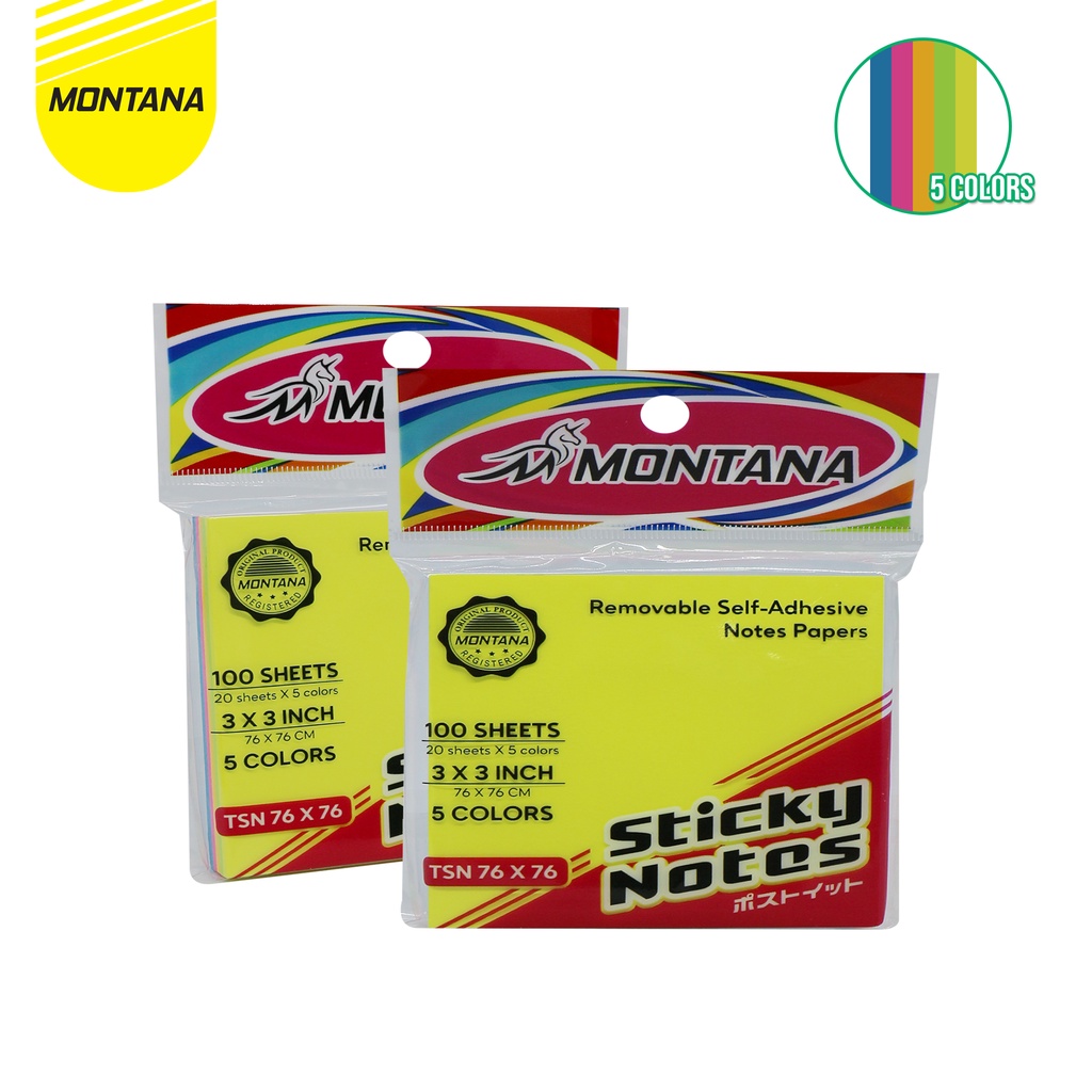 

Montana Memo Stick Sticky Note Kertas Memo / Memo Tempel Montana TSN 76 X 76