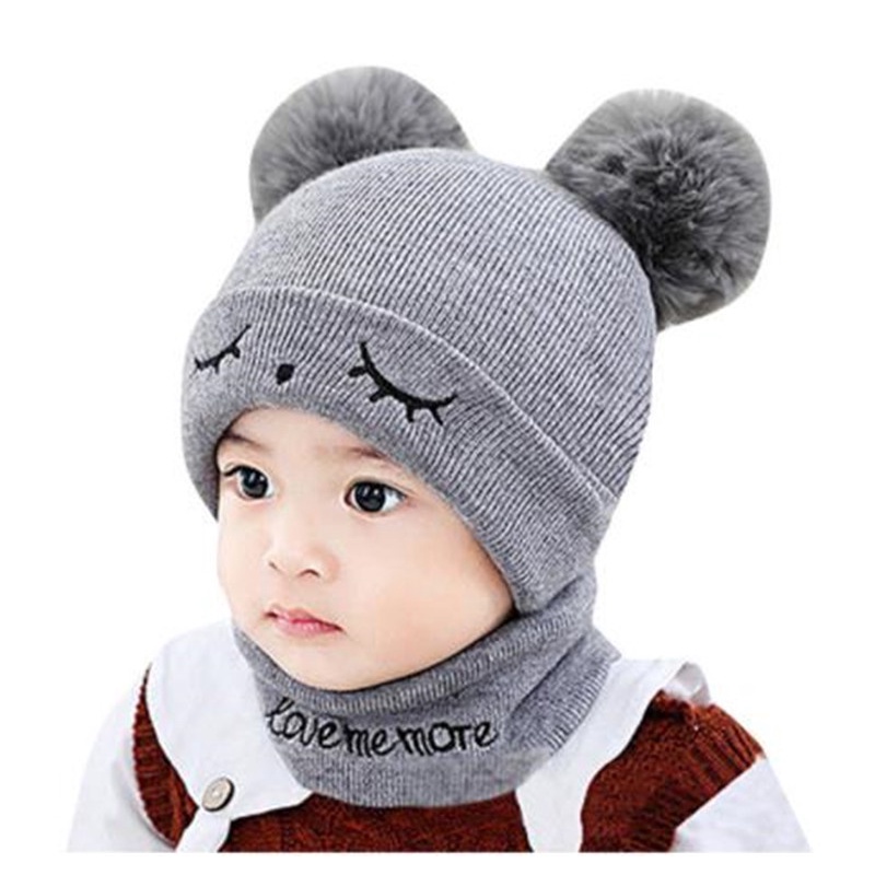 Topi Anak Terlucu Bordir Sleep Eyes Pom Pom