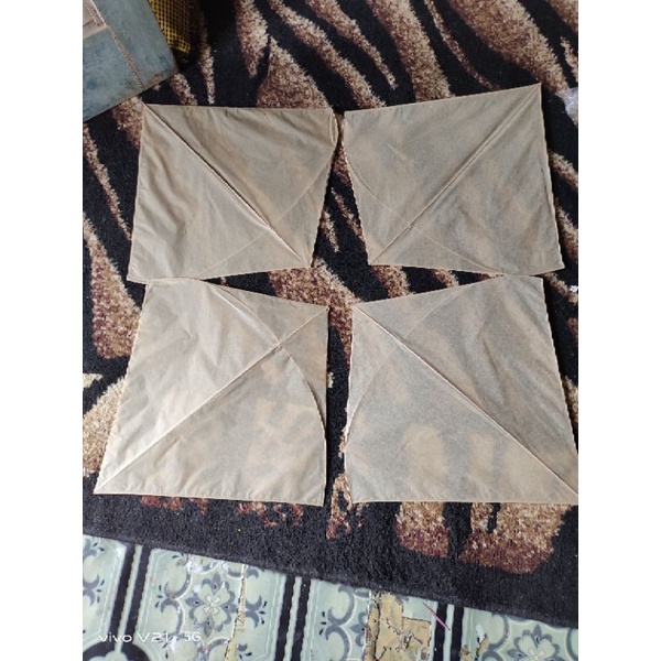 LAYANGAN SETELAN SEOT COKLAT POLOS