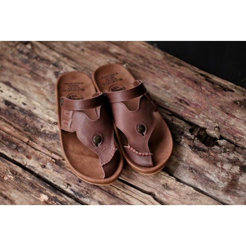 CEVANY LUCKY - Sandal Kulit Pria Original Kulit Asli