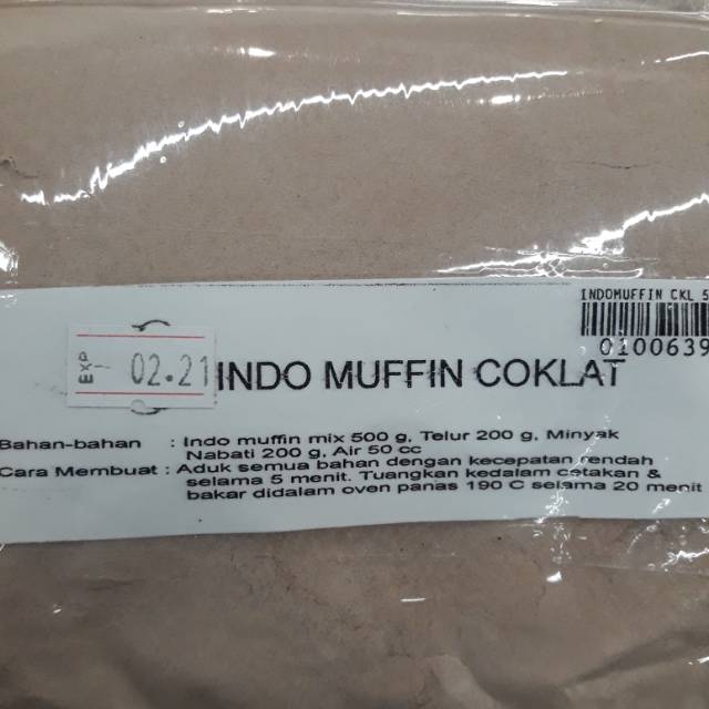 

Indo Muffin Coklat 500gr