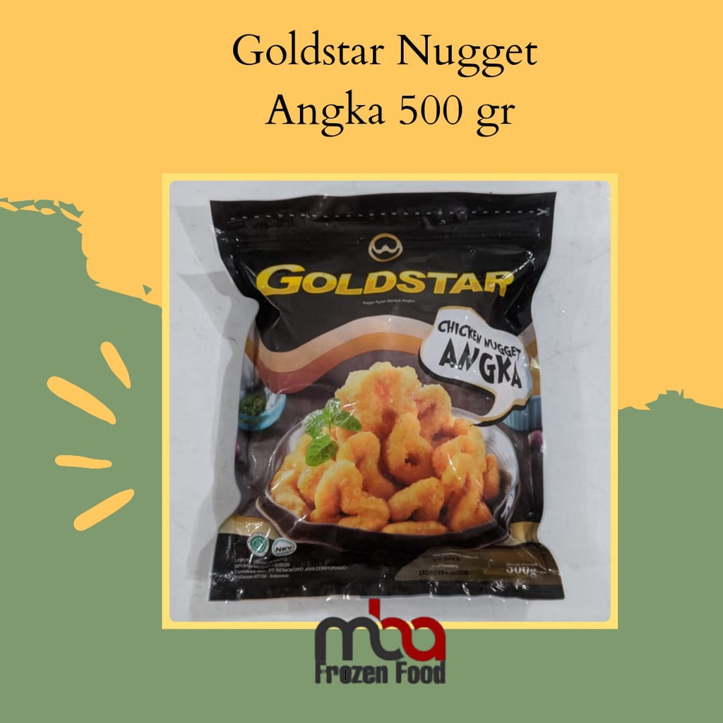 Goldstar Nugget Angka 500 gr - FROZEN FOOD