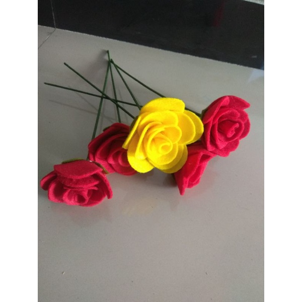 mawar flanel.bunga mawar flanel