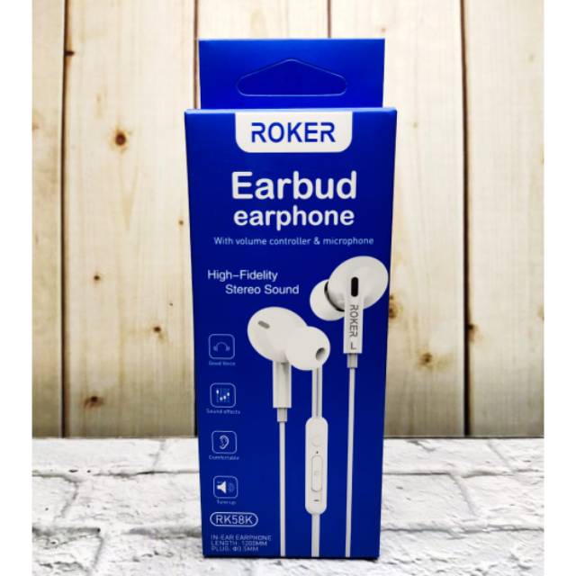 Roker  Earphone High-Fidelity Stereo Sound Rk58k