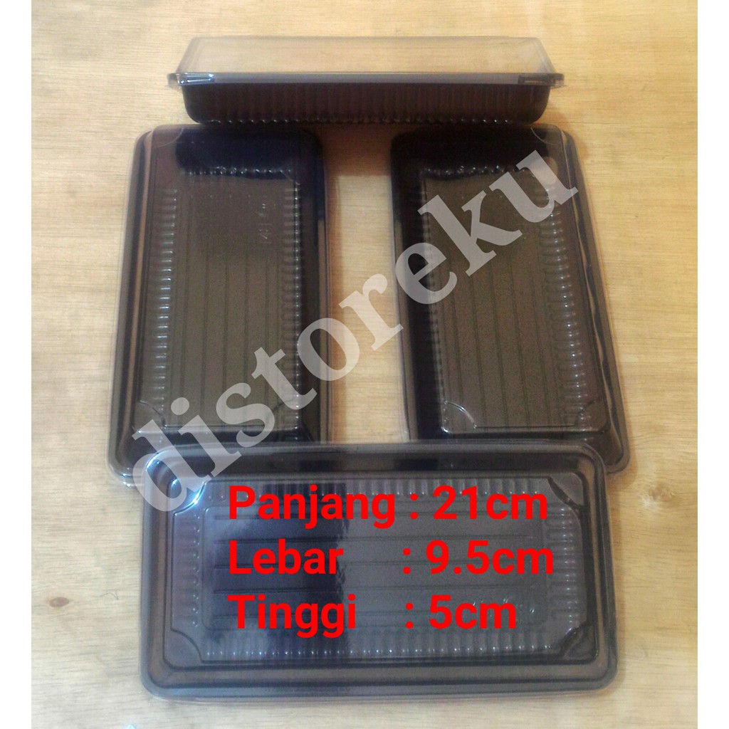 1pcs Mika Brownies CREAM TANGGUNG Mika Kotak Kue Nasi Lunch Box Catering Bento Tray MEDIUM