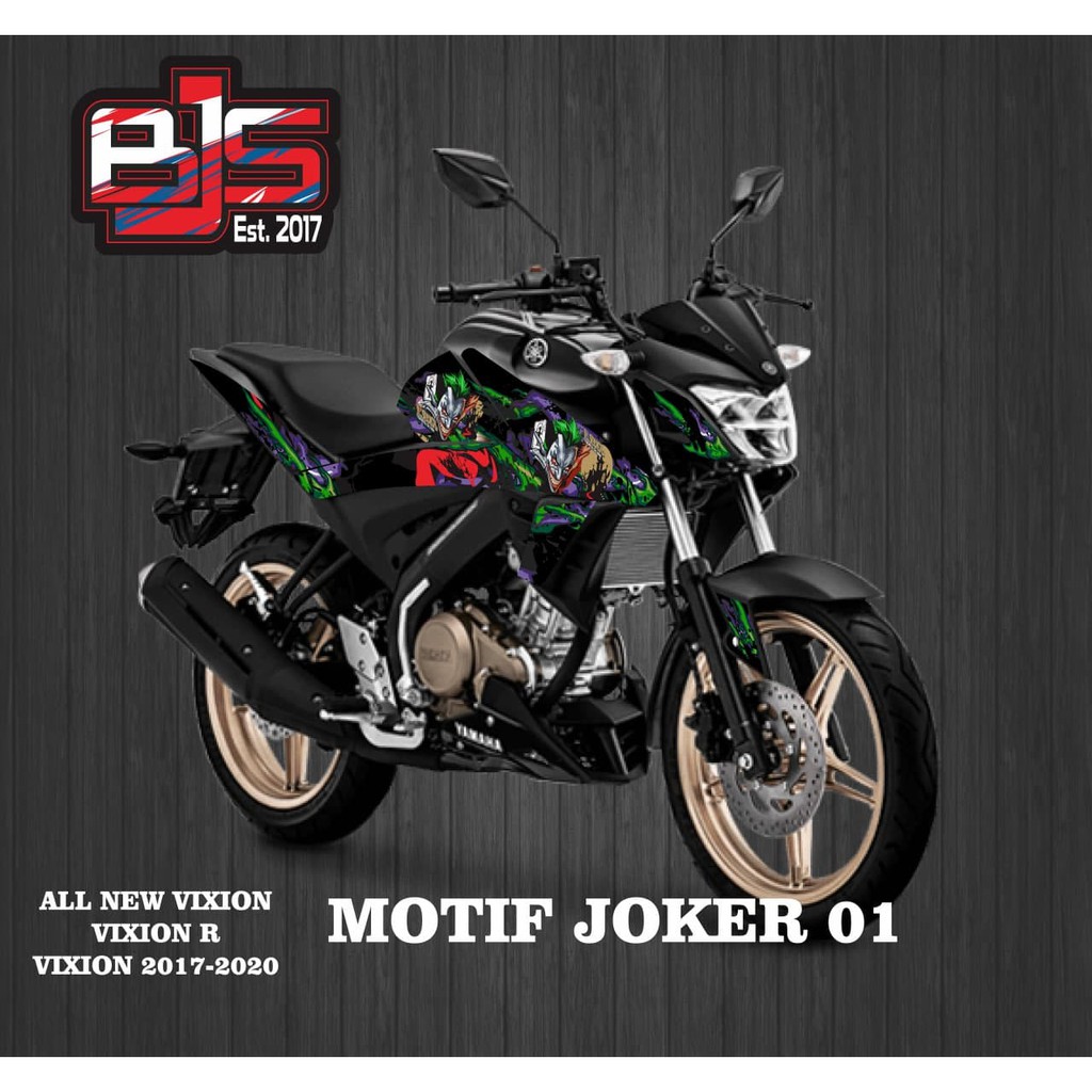 [COD] Stiker Sticker Striping all New Vixion Vixion r 2017-2020 joker