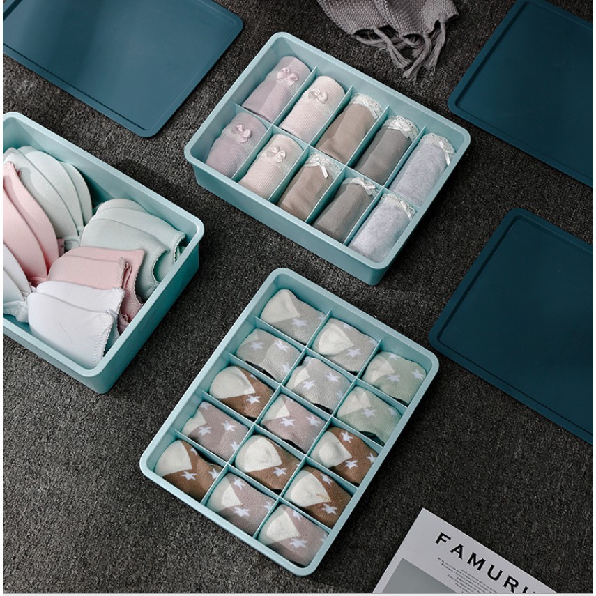 Adda Home - Premium Storage Box Organizer Kotak Penyimpanan Sekat Celana Dalam BH Kaus Kaki Aksesoris