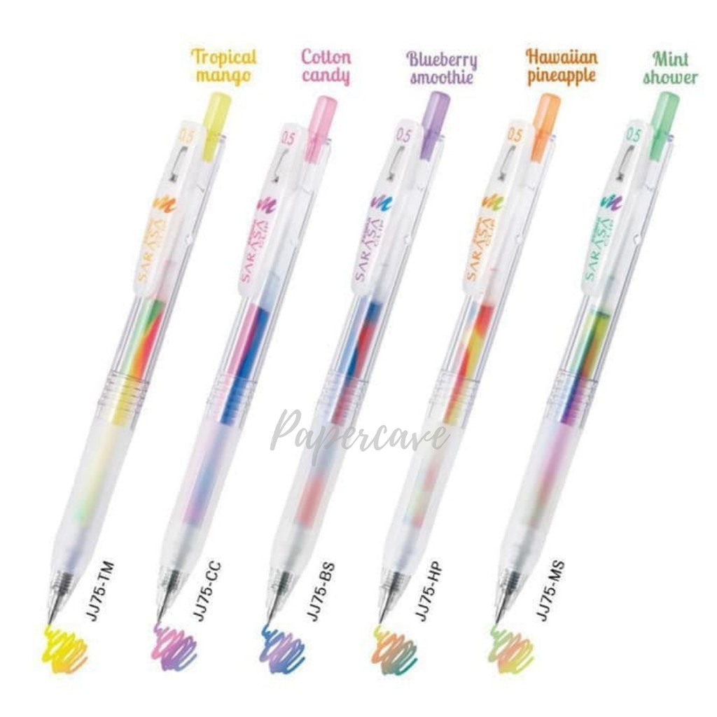 

ZEBRA SARASA CLIP MARBLE COLOR GEL PEN 0.5 mm
