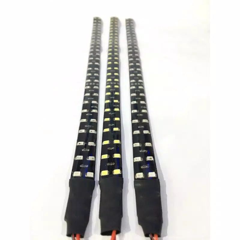 LAMPU LED STRIP RUNNING FLEXIBEL 54LED 30CM WATERPROOF 12-24V MOTOR MOBIL TRUK