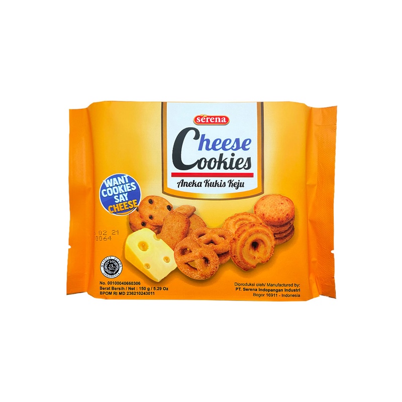 

Serena Cheese Cookies 150 gram