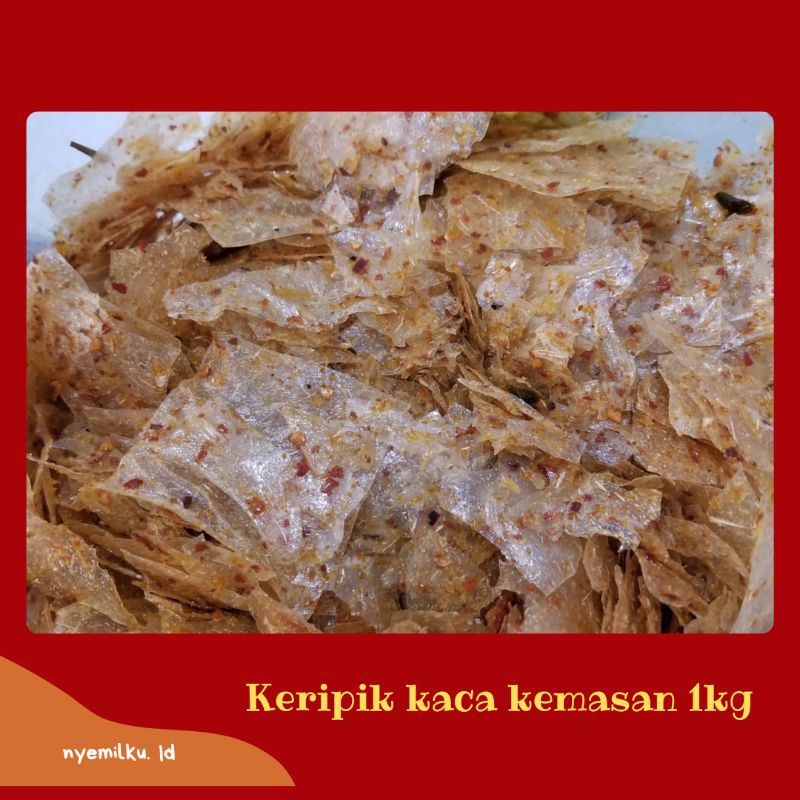 

keripik kaca 1kg| kriipset | keripik pedas | nyemilku.id