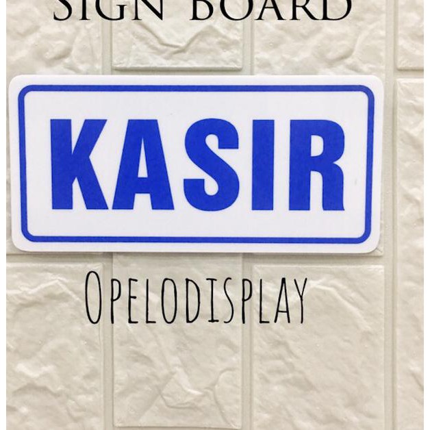 

FRESHH Sign Board Kasir.