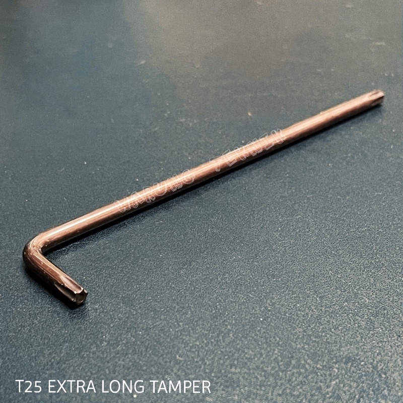 KUNCI L BINTANG BOLONG LUBANG EXTRA LONG STAR KEY TAMPER T25 T27 T30