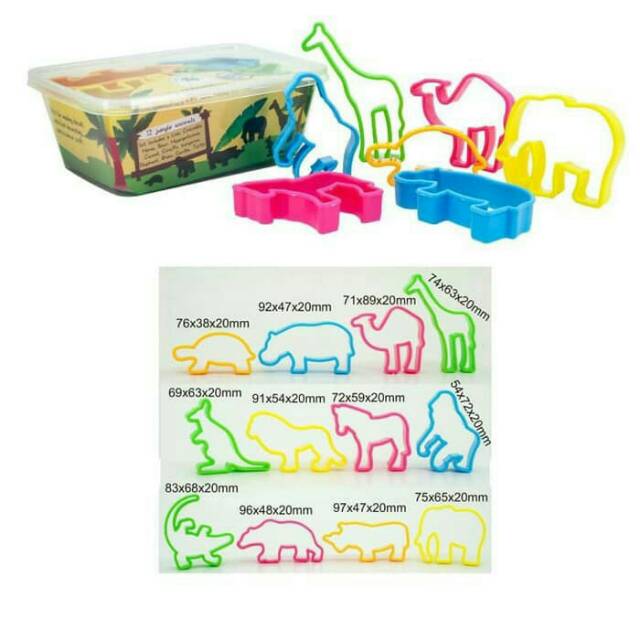 Cetakan Cutter Kuker Kue Kering Nugget Puding Huruf Hewan Binatang Plastik GREEN LEAF